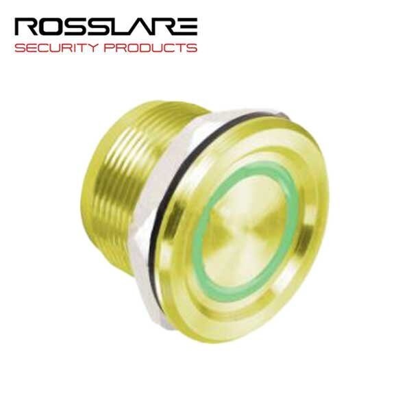 PIEZOELECTRIC SWITCH W/LED RING, GOLD